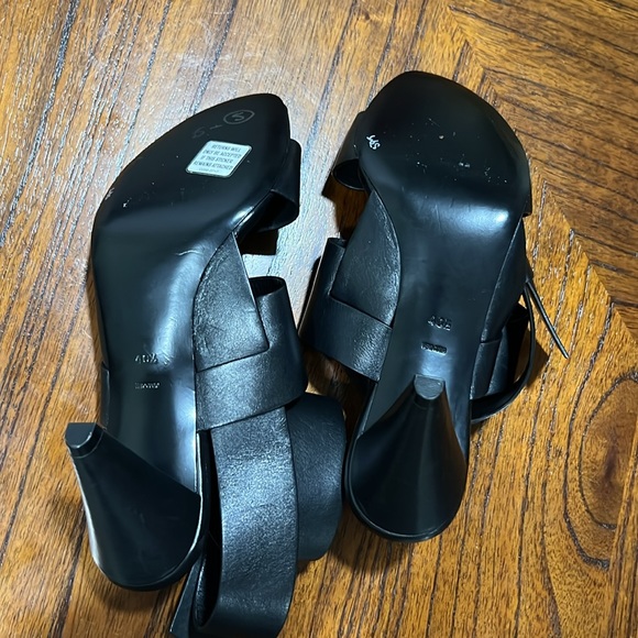 ALEXANDER WANG  wrap around Sandals Black Leather - Picture 6 of 7